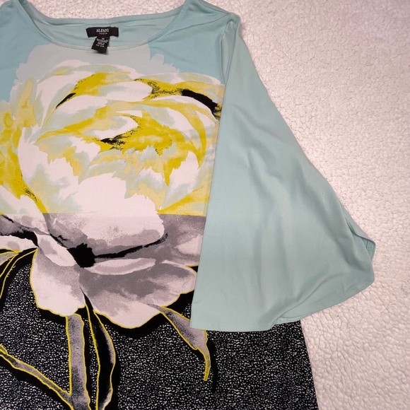 Pre-Owned,1X,Alfani, Multi color Tunic Top - Picture 5 of 12